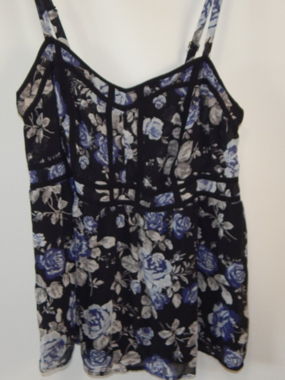 Torrid vintage Corset Bustier Babydoll Cami Top Floral Size 0 / L / 12